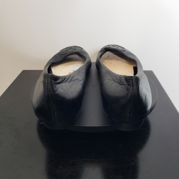 Chanel Ballet Flats Black Size 40 US 9 - Picture 6 of 12